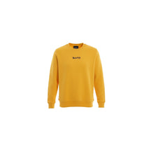 Load image into Gallery viewer, DISCLAIMER Crew Neck Sweatshirt with Arrows Print and Maxi Logo - Yellow