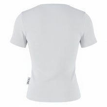 Load image into Gallery viewer, ICON T-Shirt Bianca a Costine Bambina e Ragazza - Junior &amp; Co.it