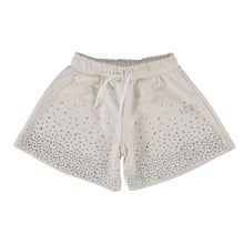 Load image into Gallery viewer, ICON Shorts Bianco con Strass Bambina e Ragazza - Junior &amp; Co.it
