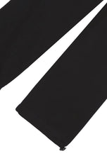 Load image into Gallery viewer, Pantaloni Wide Leg in Felpa ICON Logo Strass - Nero - Junior &amp; Co.it