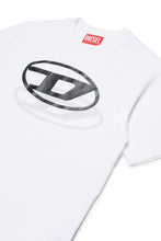 Load image into Gallery viewer, DIESEL T-Shirt Bianca con Logo Oval D Stampato - Junior &amp; Co.it