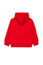 Carica l'immagine nel visualizzatore di Gallery, DIESEL Felpa Rossa con Cappuccio e Logo sul Davanti - Junior &amp; Co.it