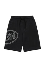 Load image into Gallery viewer, DIESEL Bermuda Nero in Felpa con Logo - Junior &amp; Co.it