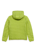 Load image into Gallery viewer, SAVE THE DUCK Giubbino Verde Lime con Cappuccio per Bambini e Ragazzi Huey - Junior &amp; Co.it
