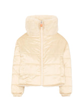 Load image into Gallery viewer, SAVE THE DUCK Giubbotto Ecopelliccia Reversibile Ceri Beige