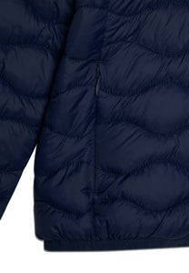 Save The Duck Giubbotto Piumino Animal Free Bambino Baz Blu Trapuntatura a Onda