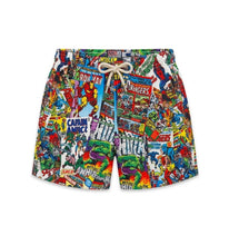 Carica l'immagine nel visualizzatore di Gallery, MC2 SAINT BARTH Costume Boxer Jean Lighting Stampa Avengers Marvel Supereroi - Junior &amp; Co.it