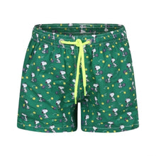 Load image into Gallery viewer, MC2 SAINT BARTH Costume Boxer Jean Lighting Verde con Stampa Snoopy Tennis - Junior &amp; Co.it