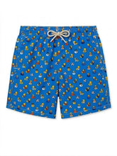 Carica l'immagine nel visualizzatore di Gallery, MC2 SAINT BARTH Costume Boxer Jean Lighting Azzurro Stampa Paperelle Calcio - Junior &amp; Co.it