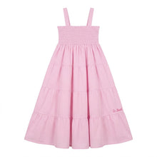 Load image into Gallery viewer, MC2 SAINT BARTH Abito in Seersucker a Quadretti Rosa da Bambina Jemine Jr - Junior &amp; Co.it