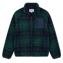 Carica l'immagine nel visualizzatore di Gallery, MC2 SAINT BARTH Giubbotto Keystone in Sherpa Tartan Verde e Blu