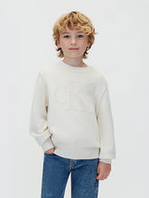 Carica l'immagine nel visualizzatore di Gallery, CALVIN KLEIN JEANS Maglia panna con logo