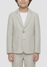 Load image into Gallery viewer, ANTONY MORATO Giacca Beige per Bambini e Ragazzi Regular Fit in Misto Lino e Viscosa per Cerimonie