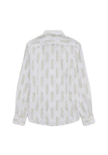 Load image into Gallery viewer, ANTONY MORATO Camicia per Bambini e Ragazzi Bianca Regular Fit in Cotone Soft Touch con Fantasia Beige