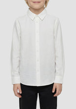 Load image into Gallery viewer, ANTONY MORATO Camicia per Bambini e Ragazzi Bianca Regular Fit in Misto Viscosa per Cerimonie