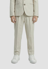 Load image into Gallery viewer, ANTONY MORATO Pantoaloni Beige Regular Fit in Slub di Misto Lino e Viscosa da Completo