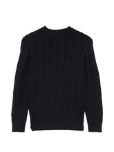 Load image into Gallery viewer, MC2 SAINT BARTH Maglione Nixon Blu a Treccia