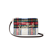 Carica l&#39;immagine nel visualizzatore di Gallery, Mc2 Saint Barth Borsa Pochette Parisienne In Tartan Dimensioni 20 x 28 cm