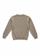 Load image into Gallery viewer, Mc2 Saint Barth Maglia Girocollo da Bambina Princess Beige con Jaquard sul Davanti e Scritta Find Me in Cortina 2 - 10 anni. Sconto 30%. - Junior &amp; Co.it