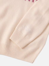Carica l&#39;immagine nel visualizzatore di Gallery, Mc2 Saint Barth Maglia Girocollo Panna con Scritta Slendida Splendente in Lurex Rosa