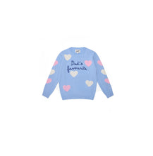 Load image into Gallery viewer, MC2 SAINT BARTH Maglia Princess Azzurra Dad's Favourite con Cuori