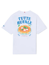 Load image into Gallery viewer, MC2 SAINT BARTH T-Shirt Portland in Cotone Bianco con Stampa Tutte Bufale St. Barth Cuisine - Junior &amp; Co.it