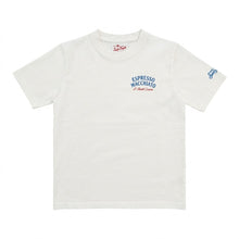 Load image into Gallery viewer, MC2 SAINT BARTH T-Shirt Portland in Cotone Bianco con Stampa Espresso Macchiato St. Barth Cuisine - Junior &amp; Co.it