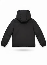 Load image into Gallery viewer, RefrigiWear Reversible 2-in-1 Jacket for Boys - Sorona Padding - Black and Gray sizes 8 - 10 - 12 - 14 Years 30% Off
