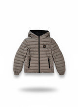Load image into Gallery viewer, RefrigiWear Reversible 2-in-1 Jacket for Boys - Sorona Padding - Black and Gray sizes 8 - 10 - 12 - 14 Years 30% Off