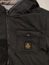 Load image into Gallery viewer, RefrigiWear Reversible 2-in-1 Jacket for Boys - Sorona Padding - Black and Gray sizes 8 - 10 - 12 - 14 Years 30% Off