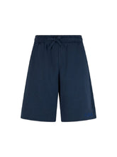 Load image into Gallery viewer, MC2 SAINT BARTH Bermuda da Bambino in Felpa di Cotone Blu Randle Jr - Junior &amp; Co.it
