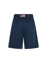 Load image into Gallery viewer, MC2 SAINT BARTH Bermuda da Bambino in Felpa di Cotone Blu Randle Jr - Junior &amp; Co.it