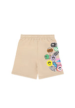 Load image into Gallery viewer, BARROW Bermuda sabbia con stampa stickers su gamba - Junior &amp; Co.it
