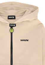 Load image into Gallery viewer, BARROW Felpa aperta sabbia con cappuccio e stampa sul dietro - Junior &amp; Co.it