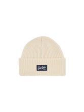 Load image into Gallery viewer, MC2 SAINT BARTH Cappello Sheldon a Coste Bianco con Patch