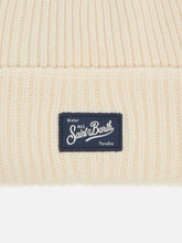 Load image into Gallery viewer, MC2 SAINT BARTH Cappello Sheldon a Coste Bianco con Patch