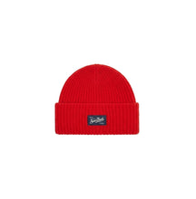 Load image into Gallery viewer, MC2 SAINT BARTH Cappello Sheldon Rosso a Coste con Patch