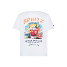 Load image into Gallery viewer, SUN68 T-Shirt in Jersey di Cotone Bianco con Stampa Summer - Junior &amp; Co.it