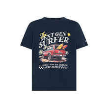 Load image into Gallery viewer, SUN68 T-Shirt in Jersey di Cotone Blu con Stampa Surf - Junior &amp; Co.it