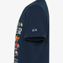 Load image into Gallery viewer, SUN68 T-Shirt in Jersey di Cotone Blu con Stampa Surf - Junior &amp; Co.it