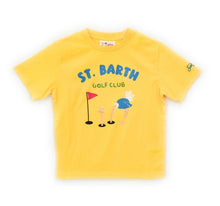 Carica l&#39;immagine nel visualizzatore di Gallery, Mc2 Saint Barth T-Shirt Gialla Stampa Struzzo Golf Club