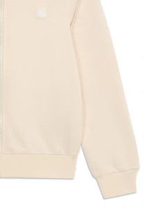 Calvin Klein Jeans Felpa Panna con Cappuccio
