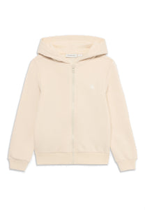 Calvin Klein Jeans Felpa Panna con Cappuccio