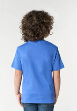 Load image into Gallery viewer, U.S. POLO ASSN T-shirt blu royal in cotone per bambini e ragazzi con logo ricamato - Junior &amp; Co.it