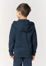 Load image into Gallery viewer, U.S. POLO ASSN Felpa blu per bambini e ragazzi con chiusura full zip e cappuccio - Junior &amp; Co.it