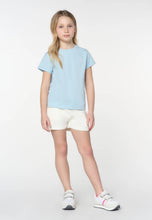 Load image into Gallery viewer, U.S. POLO ASSN Shorts bianco per bambine e ragazze con vita elasticizzata, tasche laterali e logo ricamato - Junior &amp; Co.it