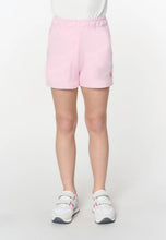 Load image into Gallery viewer, U.S. POLO ASSN Short rosa da bambina con vita elasticizzata, tasche laterali e logo ricamato - Junior &amp; Co.it