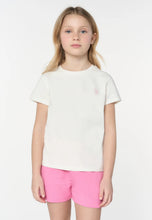 Load image into Gallery viewer, U.S. POLO ASSN T-shirt bianca a maniche corte per bambine e ragazze con logo ricamato - Junior &amp; Co.it
