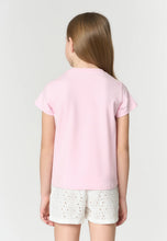 Load image into Gallery viewer, U.S. POLO ASSN T-shirt rosa a maniche corte per bambine e ragazze con logo ricamato - Junior &amp; Co.it