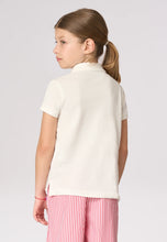Load image into Gallery viewer, U.S. POLO ASSN Polo bianca shirt per bambina e ragazze in cotone micropiquet - Junior &amp; Co.it